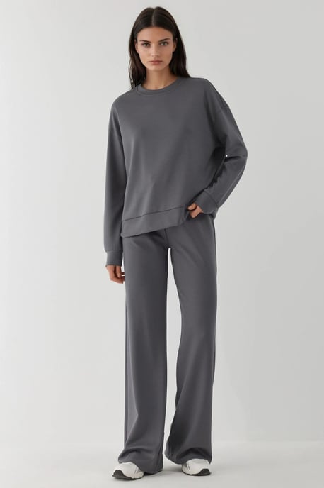 Modal Touch Basic Sweatshirt - Image 4