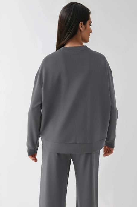 Modal Touch Basic Sweatshirt - Image 6