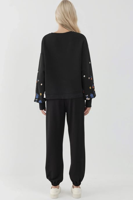 Bedruckter Langarmcrewneck-Sweatshirt - Image 4