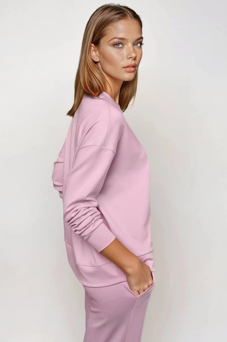 Modal Touch Basic Sweatshirt - Image 2