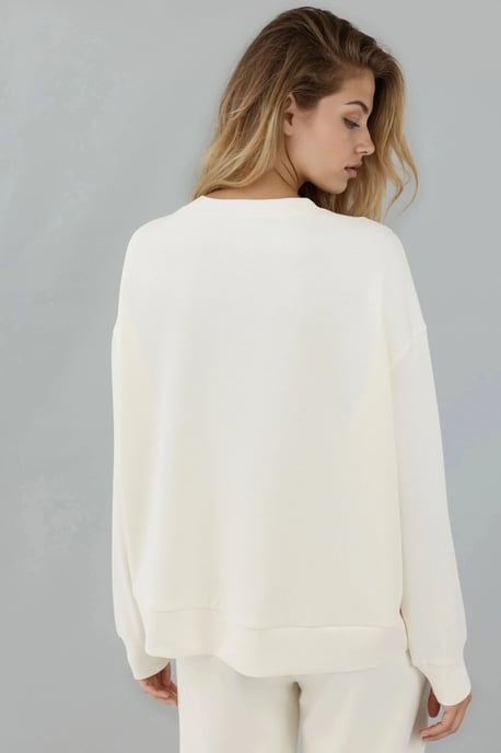 Modal Touch Basic Sweatshirt - Image 2