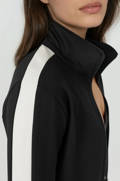 Weiche Touch Modal Stehkragen Sportjacke - Image 5