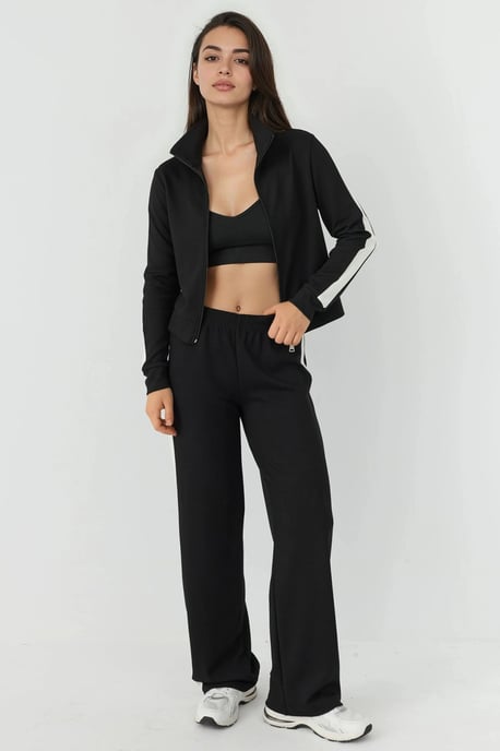 Weiche Touch Modal Stehkragen Sportjacke - Image 6