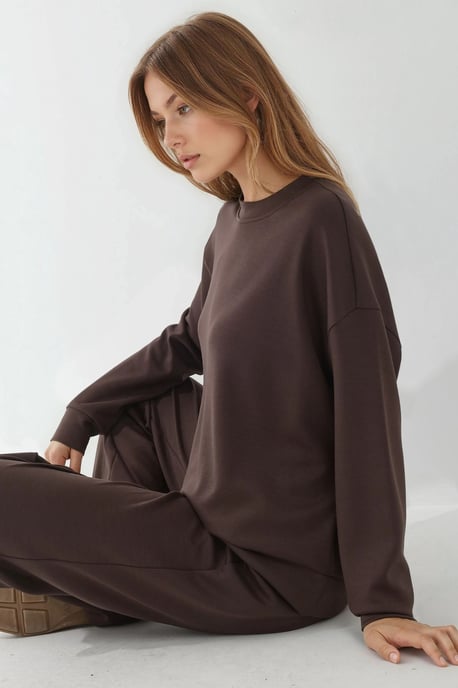 Modal Touch Basic Sweatshirt - Image 2