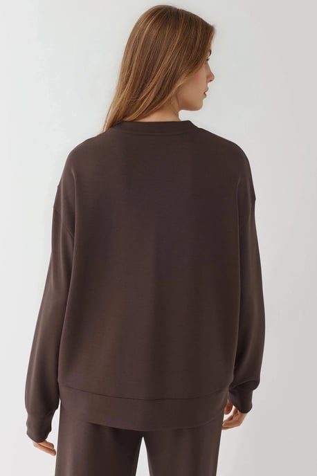 Modal Touch Basic Sweatshirt - Image 3