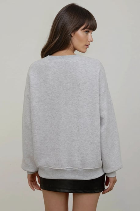 Komfort Sweatshirt mit Tiermuster und gesticktem Rundhalsausschnitt - Image 4