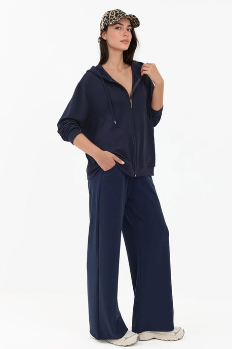 Weicher Touch Vollzip Hoodie Sweatshirt - Image 3