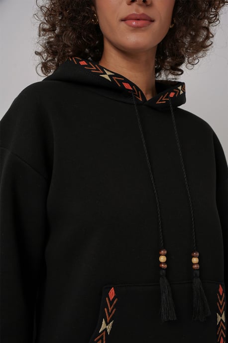 Hoodie im Oversized-Format mit Pompom - Image 5