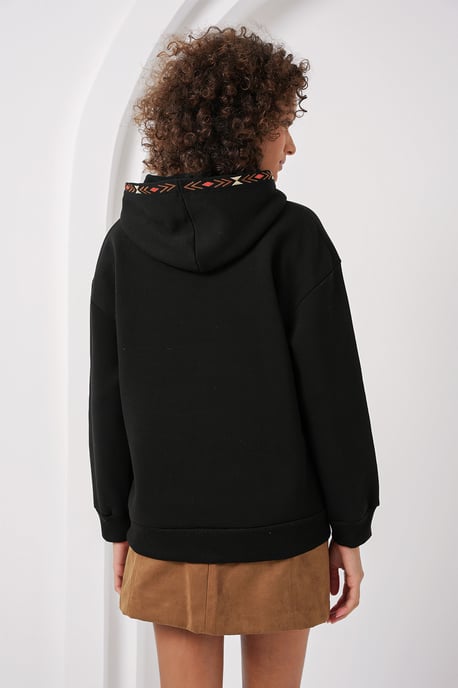 Hoodie im Oversized-Format mit Pompom - Image 6