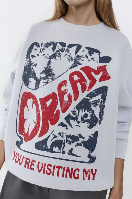 Bedrucktes Rundhals-Sweatshirt - Image 2