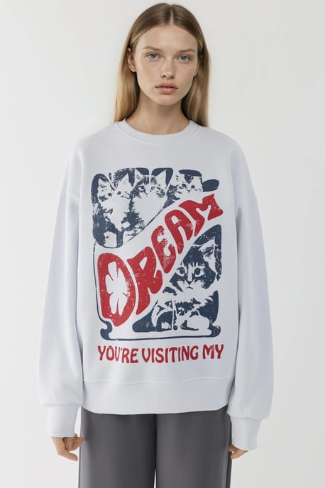 Bedrucktes Rundhals-Sweatshirt - Image 5
