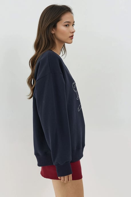 Bedrucktes Rundhals-Sweatshirt - Image 2