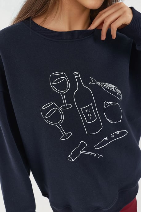 Bedrucktes Rundhals-Sweatshirt - Image 4