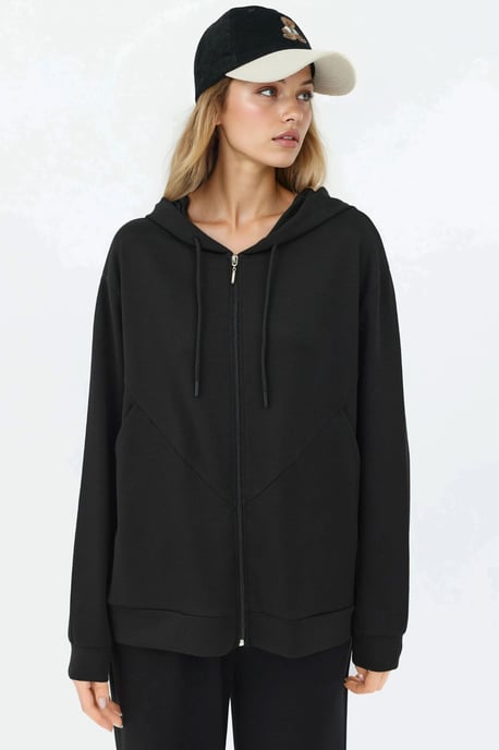 Weicher Touch Full Zip Kapuzenpullover - Image 4