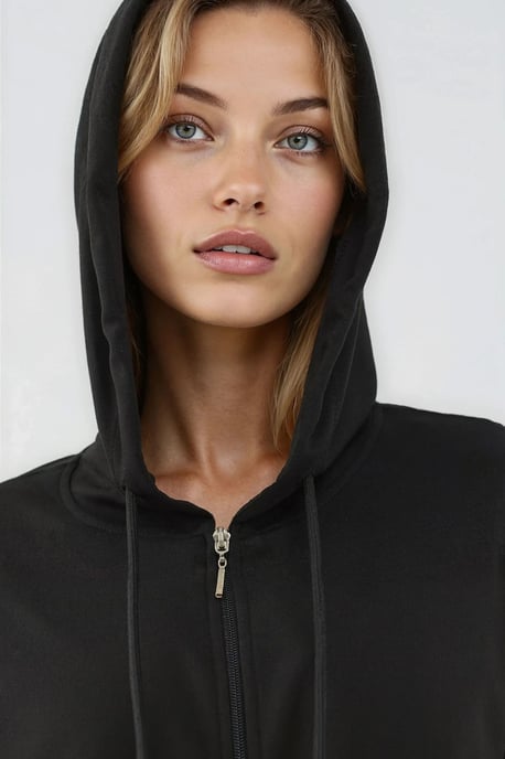 Weicher Touch Full Zip Kapuzenpullover - Image 6