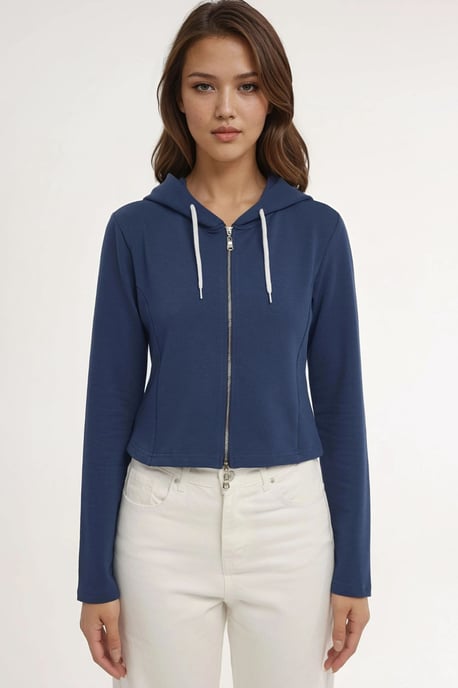 Kapuzensweatshirt mit Reißverschluss - Image 4