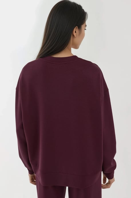 Modal Touch Basic Sweatshirt - Image 4