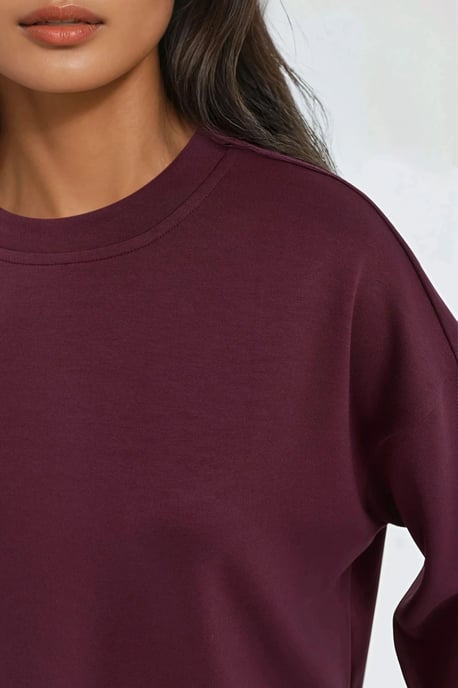 Modal Touch Basic Sweatshirt - Image 5