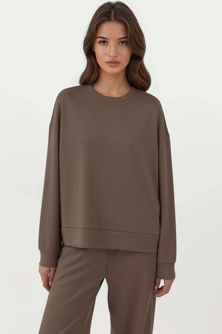 Modal Touch Basic Sweatshirt - Image 1