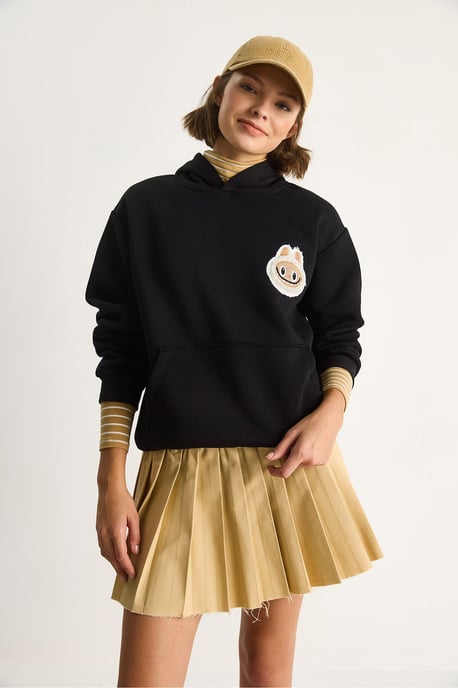 Kapuzensweatshirt mit Stickerei - Image 2
