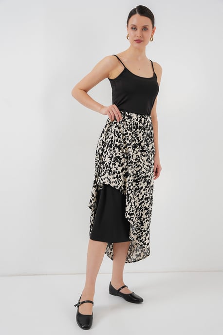 Midi Strickrock mit elastischem Bund - Image 4