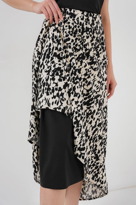 Midi Strickrock mit elastischem Bund - Image 5