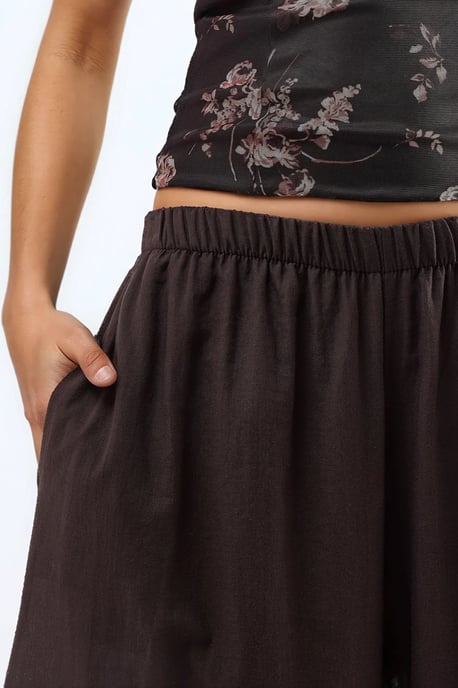 Elastische Ballonhose mit Taschen und Gummizug - Image 5