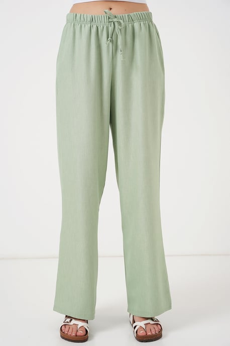 Weite, lockere Hose mit Kordelzug - Image 4