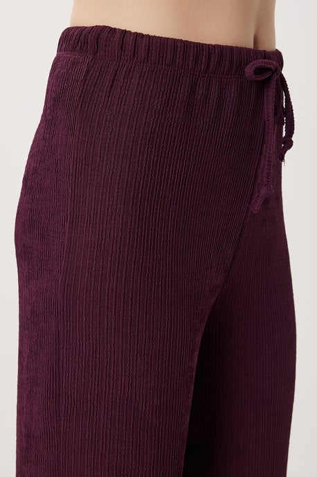 Hochtaillierte Texturierte Weite Hose - Image 6