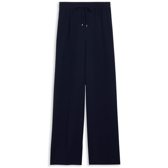 Damen Ted Baker Fleece-Jogginghosen mit offenem Saum in Dunkelblau - Image 1