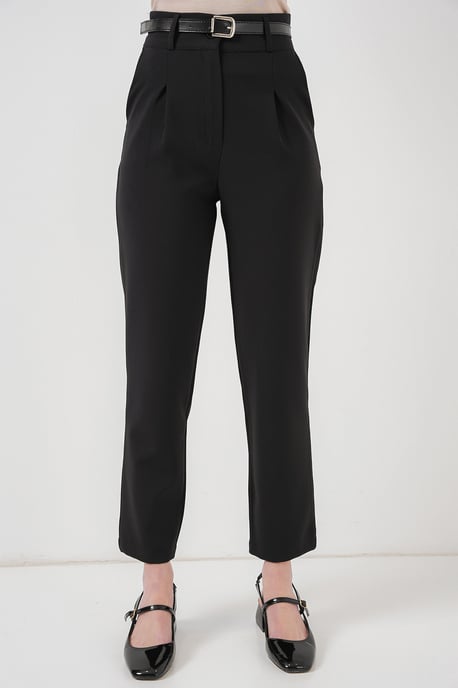 Regular Fit gerade geschnittene Hose mit Reißverschlussverschluss - Image 3