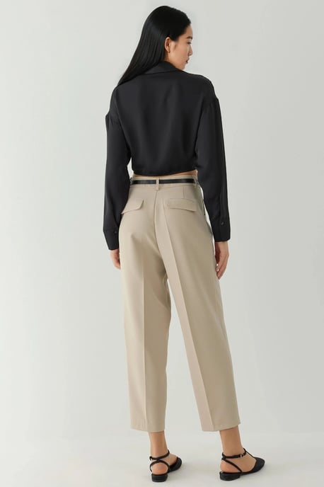 Hochtaillierte Abnäherhose - Image 3