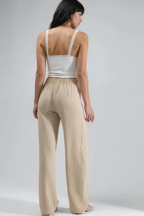 Elastische Bund gerade geschnittene Hosen - Image 3