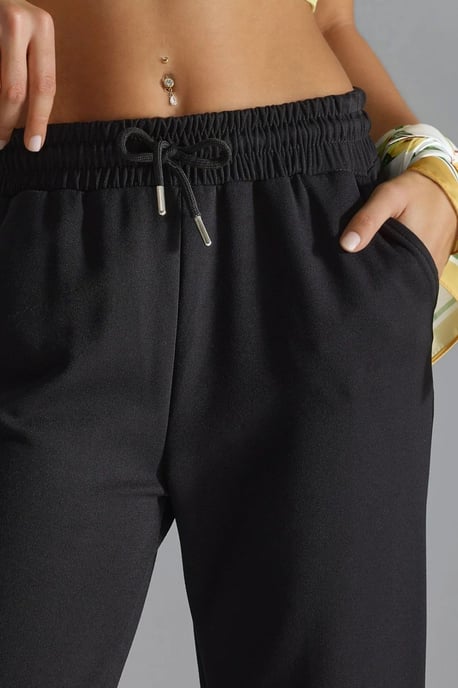 Modal Touch Elastischer Bund Karottenform Jogginghosen - Image 6