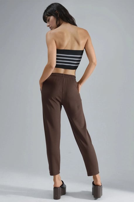 Modal Touch Elastischer Bund Karottenform Jogginghosen - Image 3