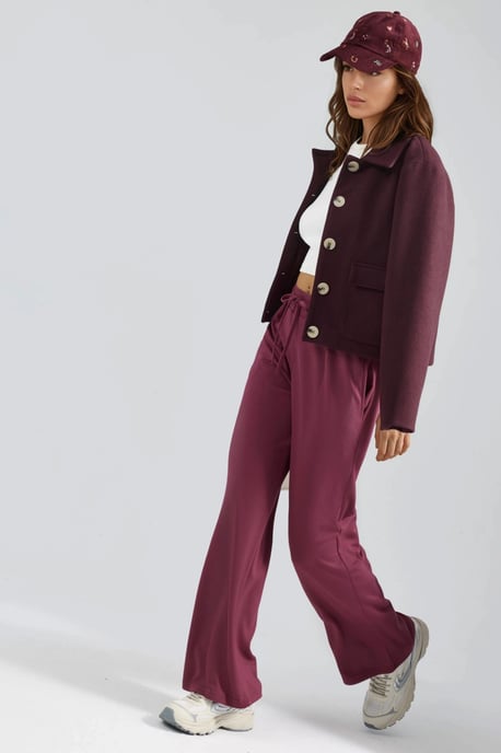 Modal Touch Plissé Palazzo-Hose - Image 5