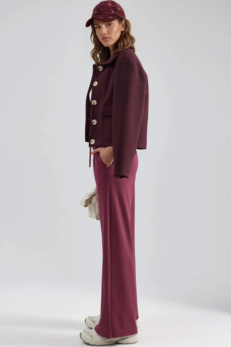 Modal Touch Plissé Palazzo-Hose - Image 6