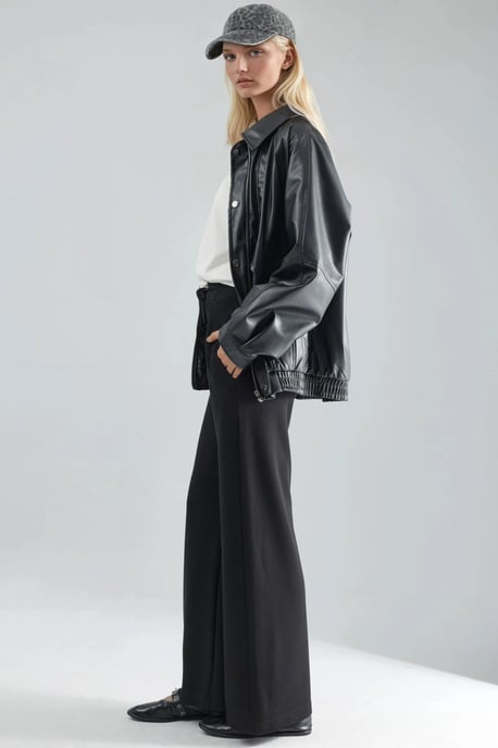 Modal Touch Falten-Palazzo-Hosen - Image 2