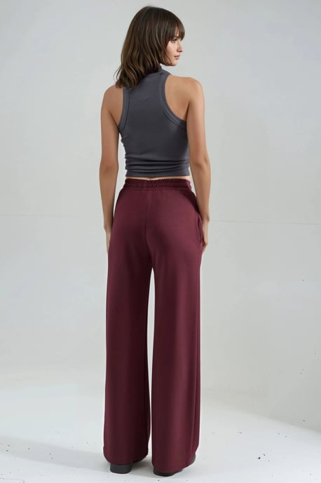 Modal Touch Plissee Palazzo-Hose - Image 3