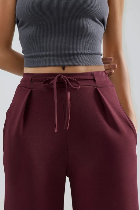Modal Touch Plissee Palazzo-Hose - Image 5