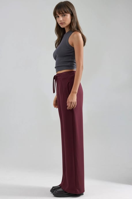 Modal Touch Plissee Palazzo-Hose - Image 6