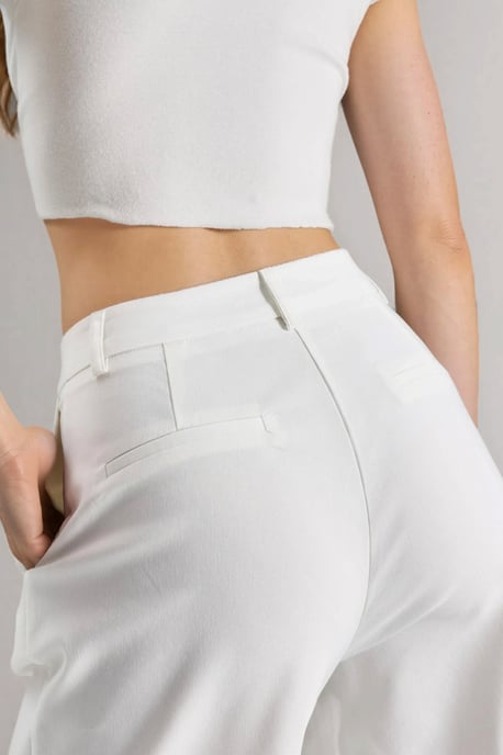 Hohe Taille Weite Palazzo-Hose - Image 5