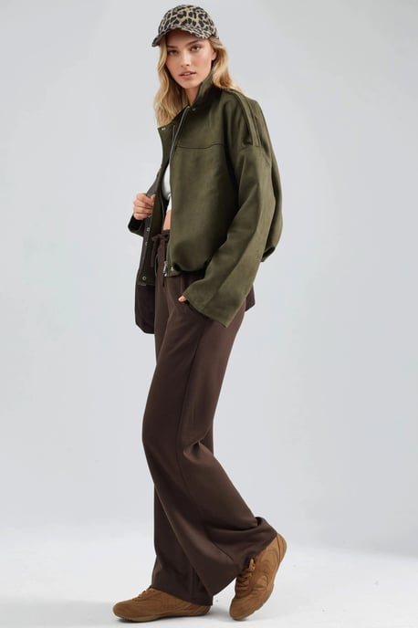 Modal Touch Plissierte Palazzo-Hose - Image 3
