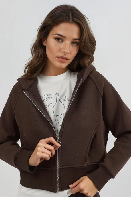 Lässiger Zip-Hoodie - Image 3