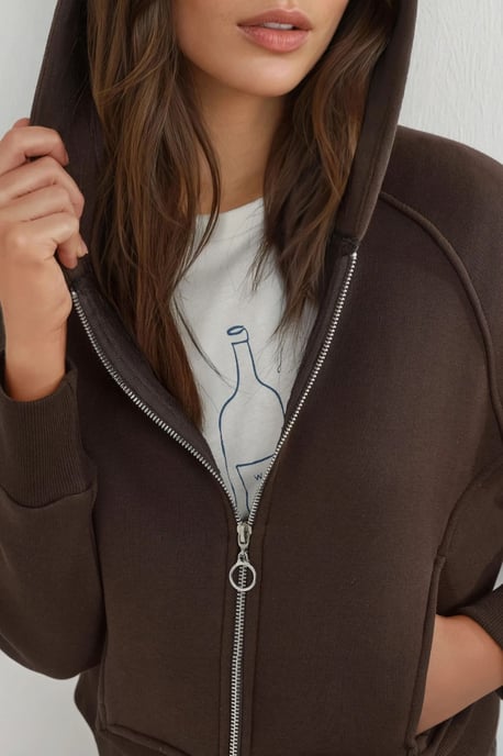 Lässiger Zip-Hoodie - Image 5