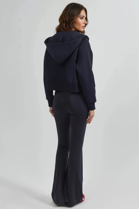 Lässige Passform mit Reißverschluss Hoodie - Image 5