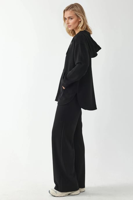 Hooded Long Sleeve Hoodie mit Reißverschluss - Image 2