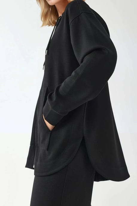 Hooded Long Sleeve Hoodie mit Reißverschluss - Image 5