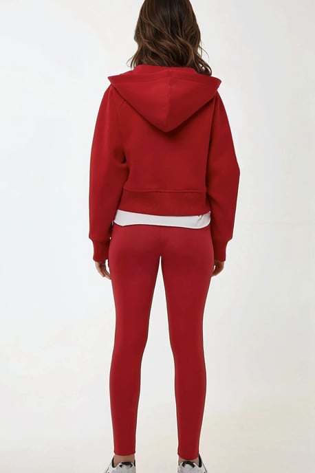 Lockere Passform mit Reißverschluss Hoodie - Image 3