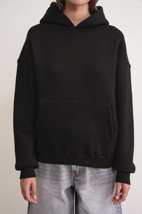 Übergroßer Kapuzenpullover mit Tasche - Image 3